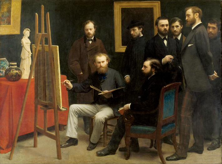  方丹·拉图尔 Fantin-Latour 巴迪侬画室